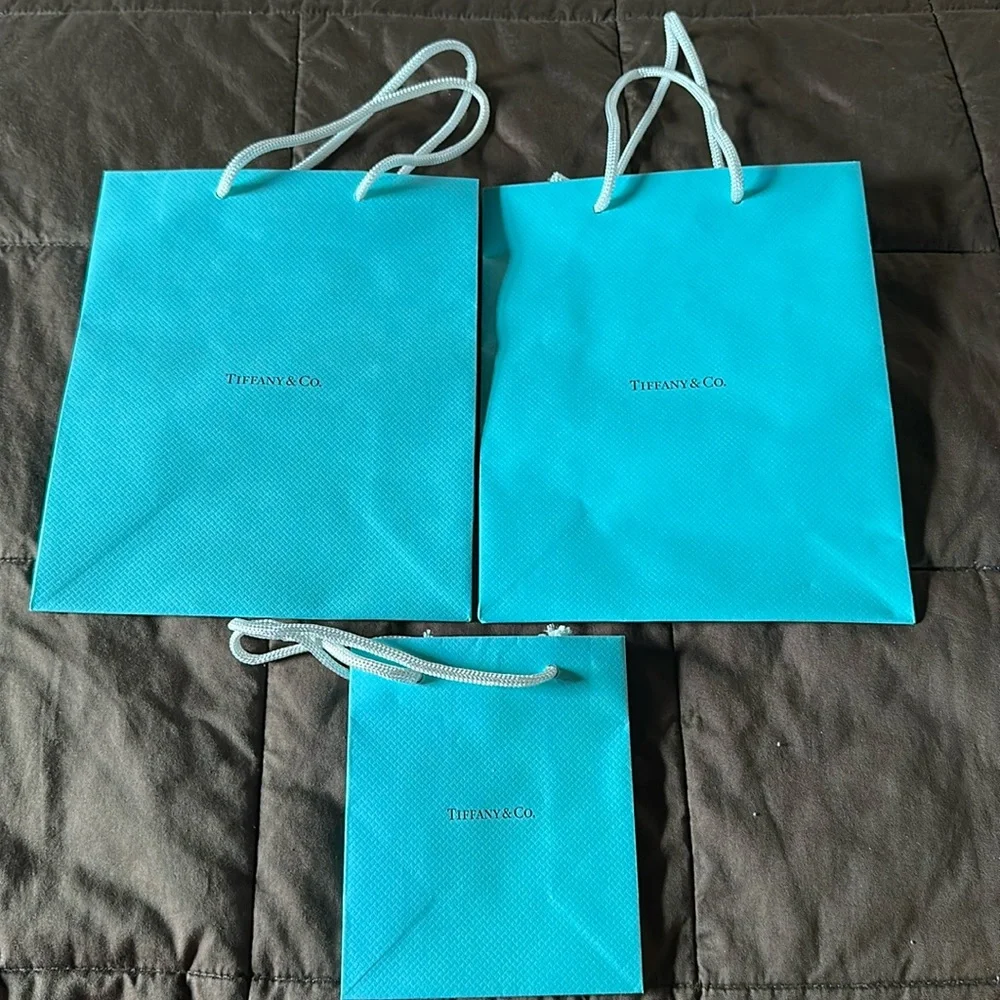 Assorted Tiffany & Co. Gift Bags